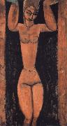 Amedeo Modigliani Caryatide oil painting on canvas